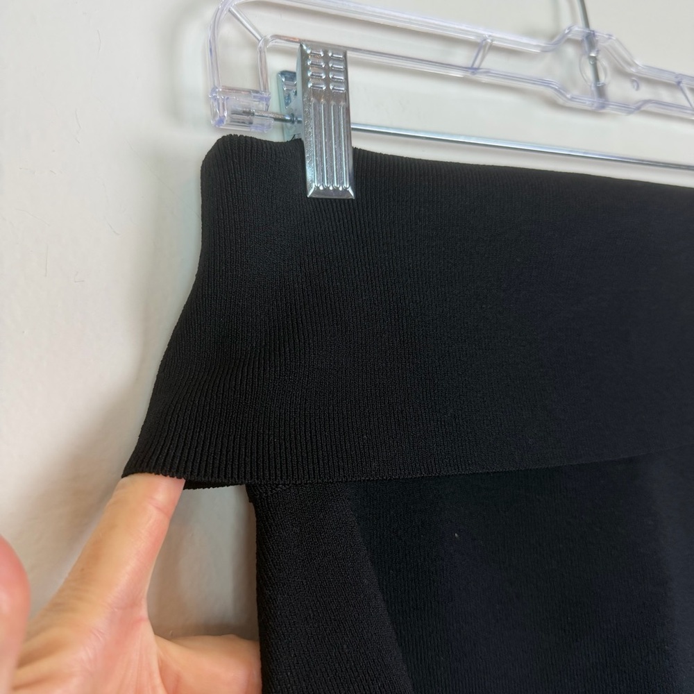 M.M. Lafleur The Harlem Skirt in Black Jardigan Knit Size L - Picture 6 of 12